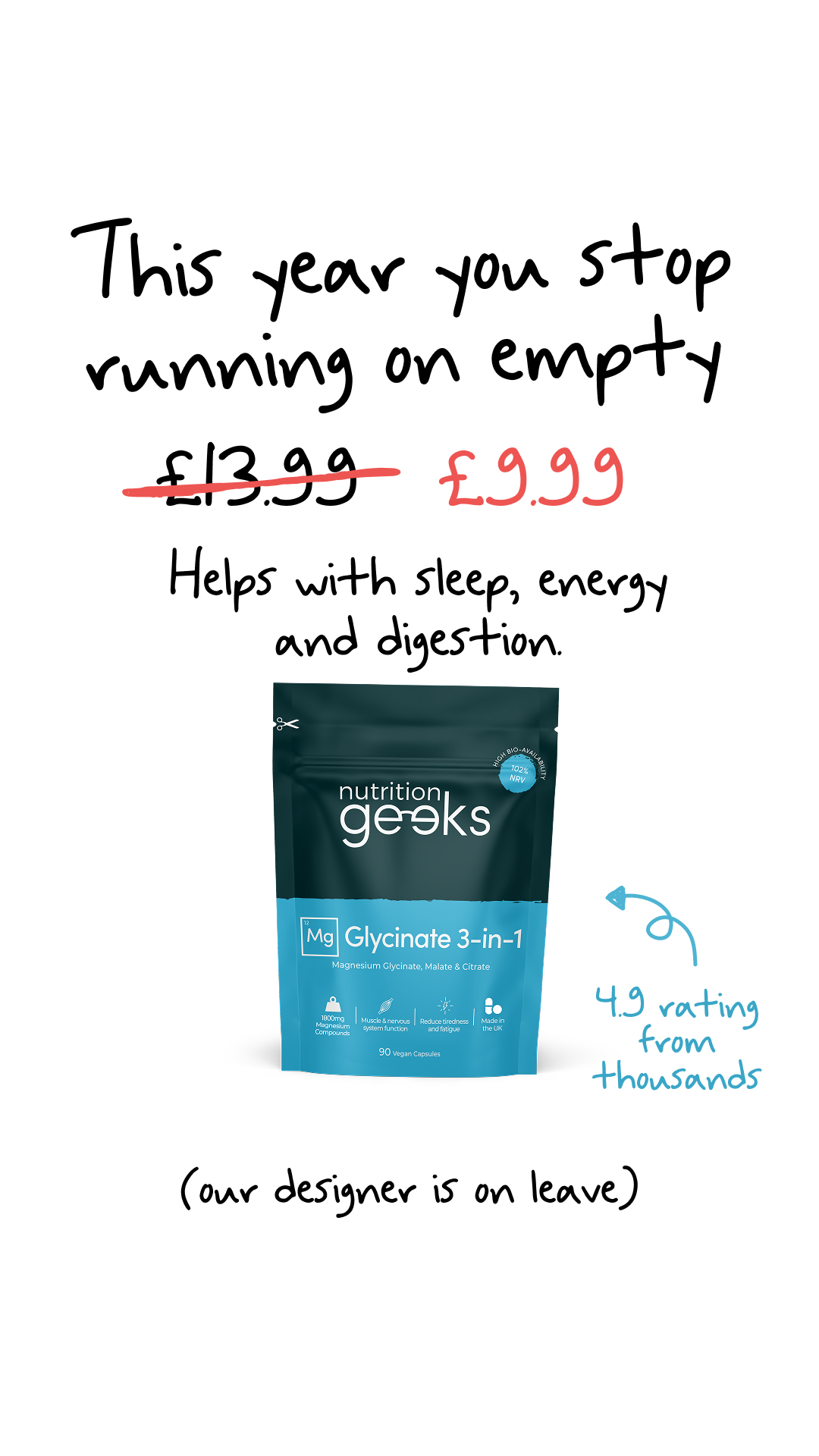 Nutrition Geeks Facebook ad