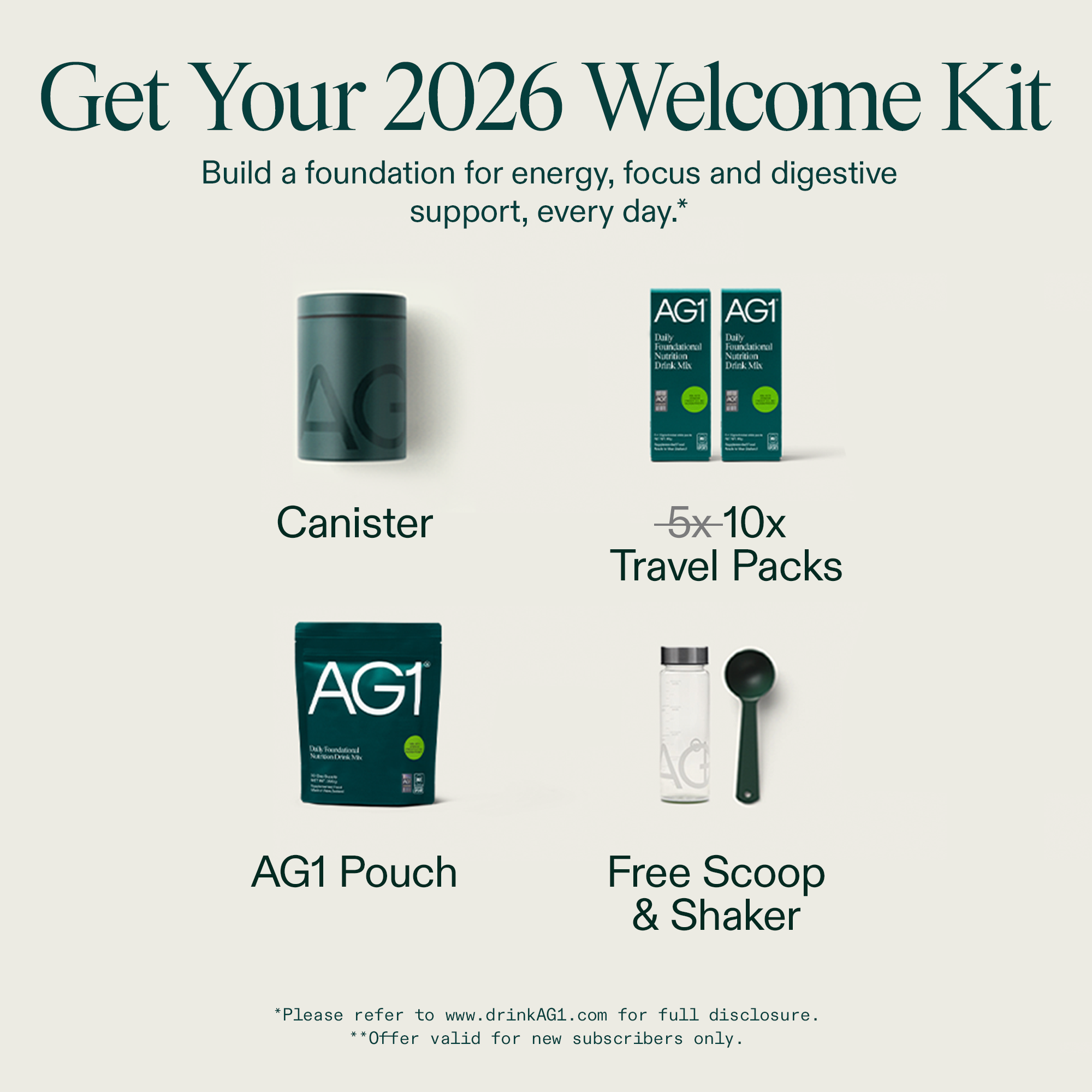 AG1 by Athletic Greens Facebook ad