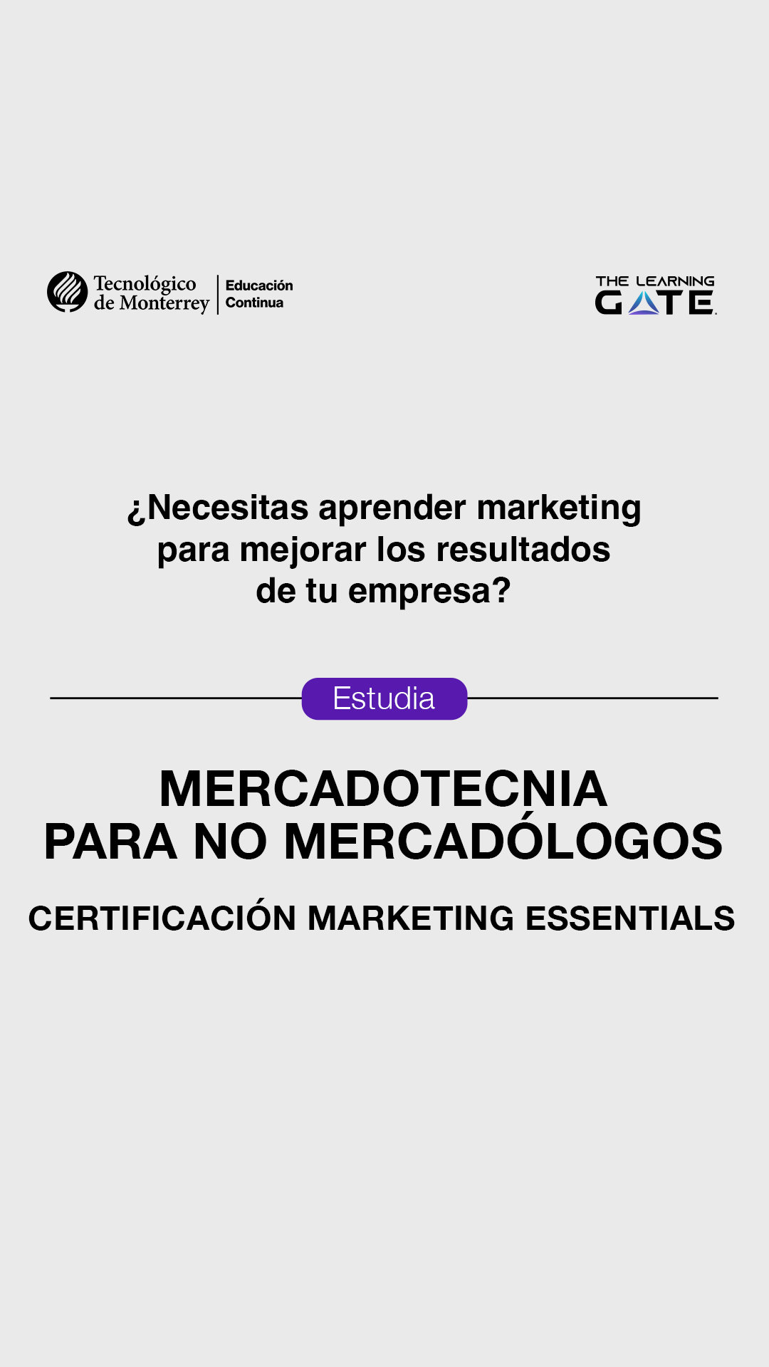 Posgrados y Educación Continua del Tecnológico de Monterrey Facebook ad