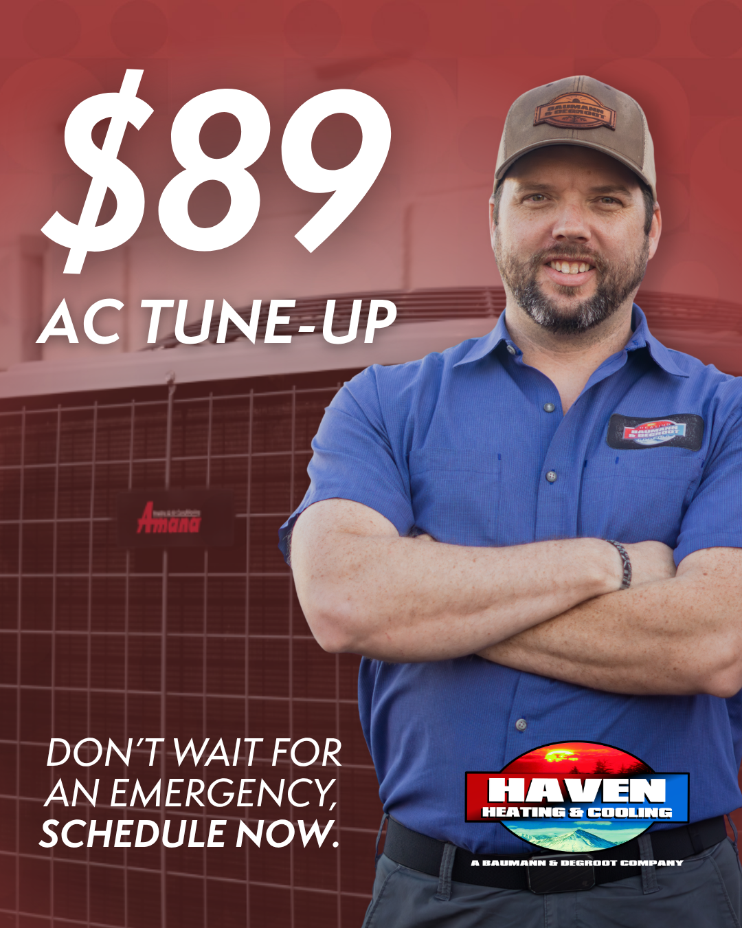 Haven Heating and Air Conditioning Facebook ad: Get The Most From Your AC