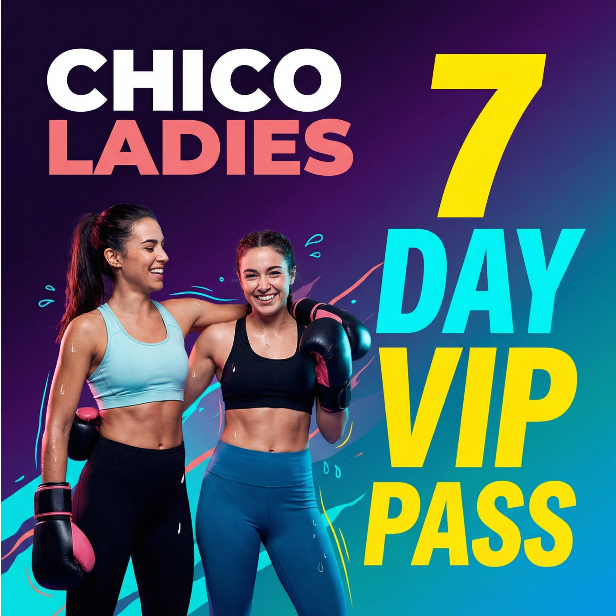 Sweet Fitness Kickboxing - Chico Facebook ad: 7 Days FREE + Over $149 in Gear!