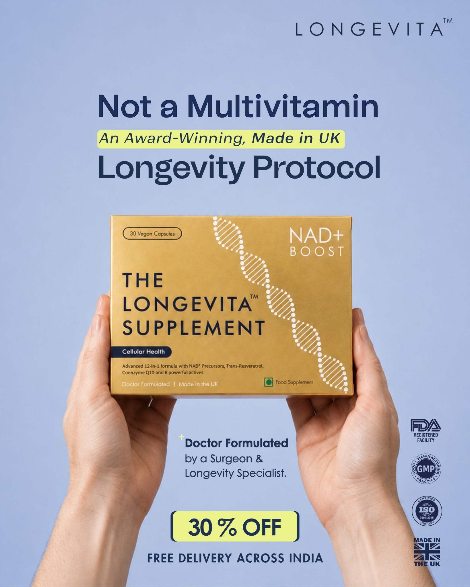 Longevita Facebook ad: The Longevita Supplement