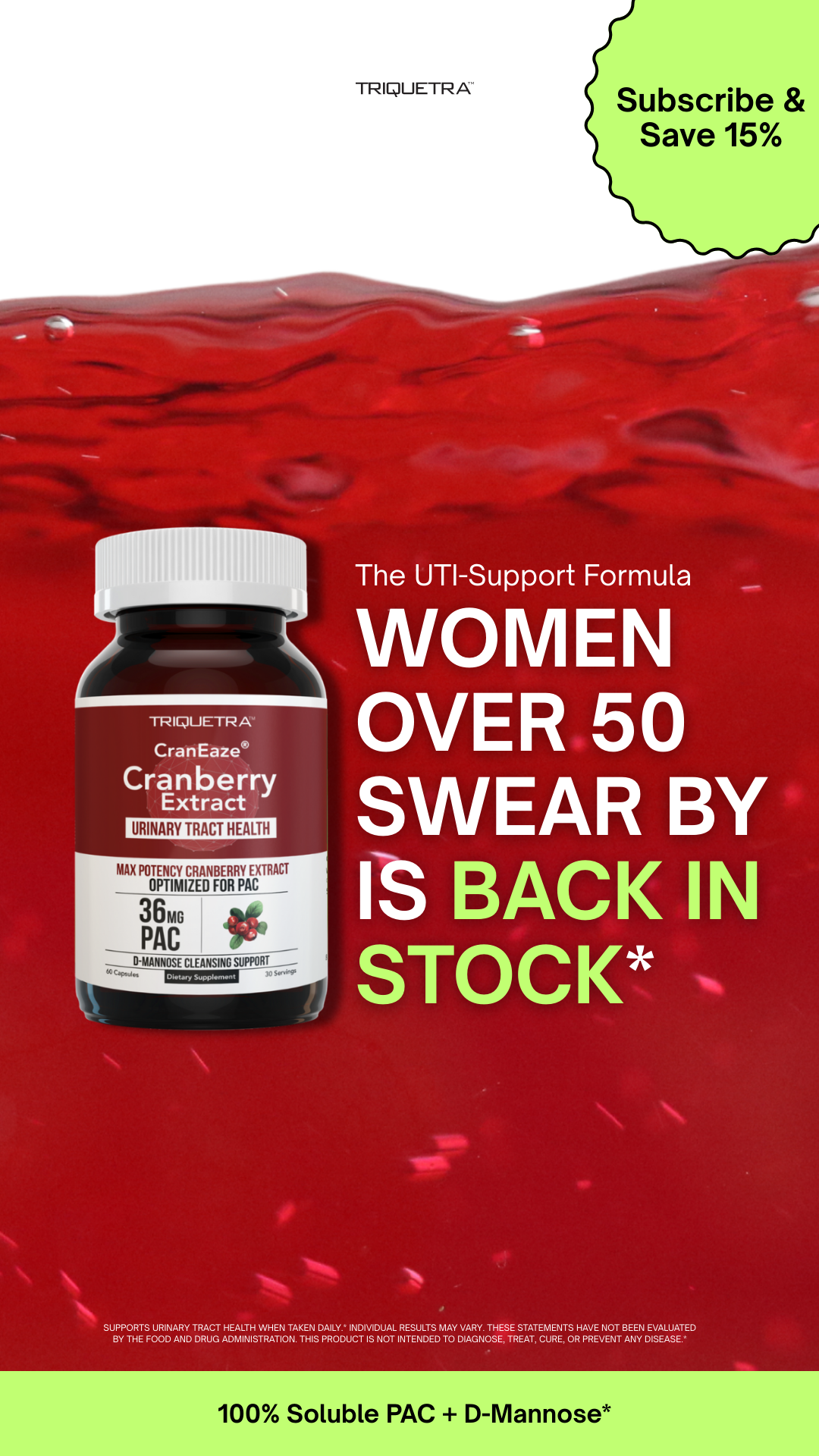Triquetra Health Facebook ad