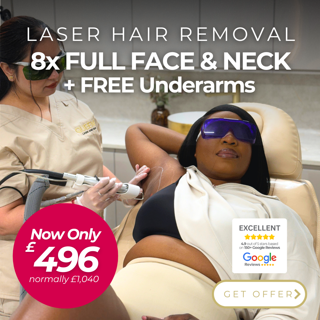 Queens Laser And Skin Facebook ad: Up to 44% Off Laser Hair Removal Packages