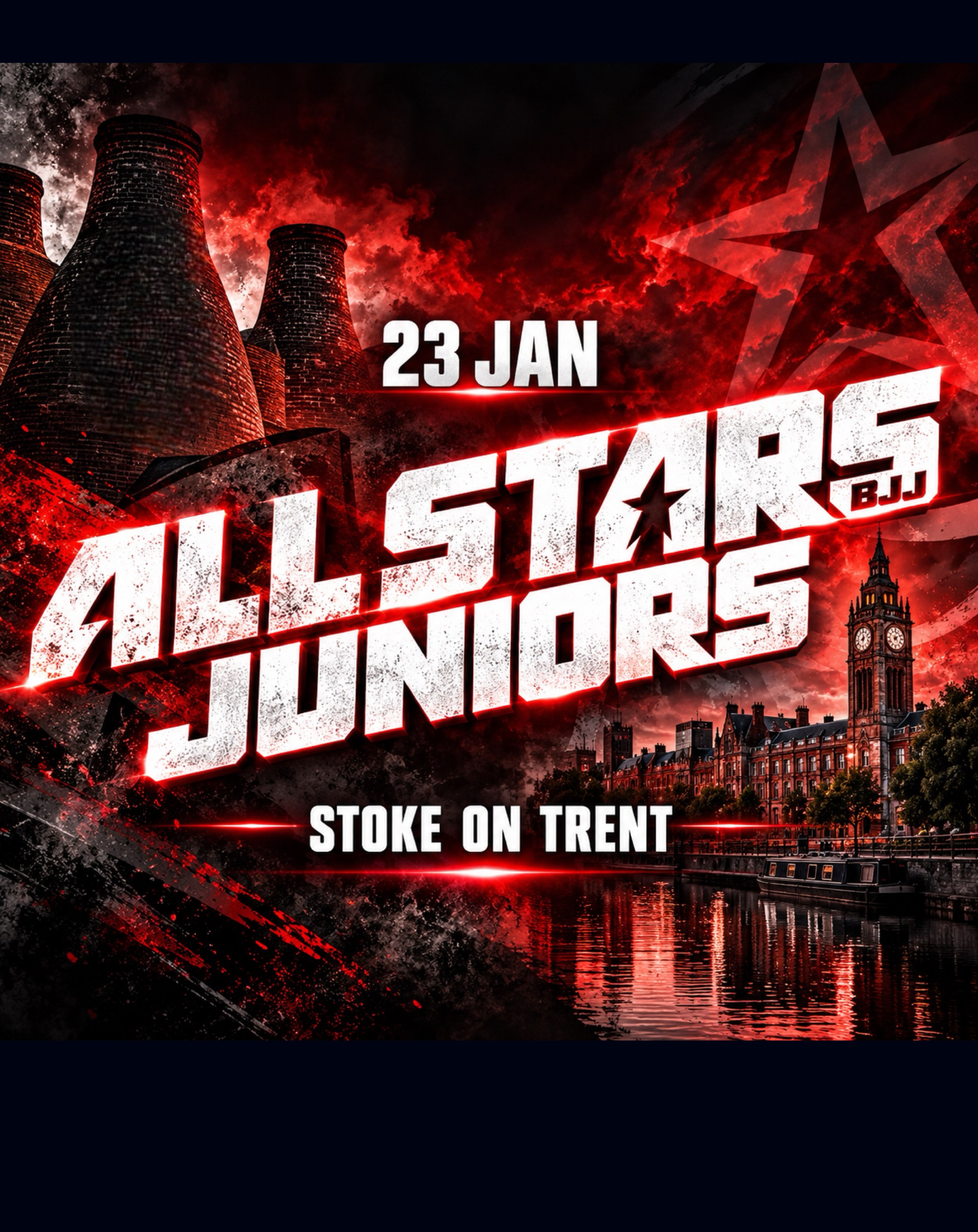 All Stars BJJ Events Facebook ad: ALL STARS BJJ JUNIORS 2027