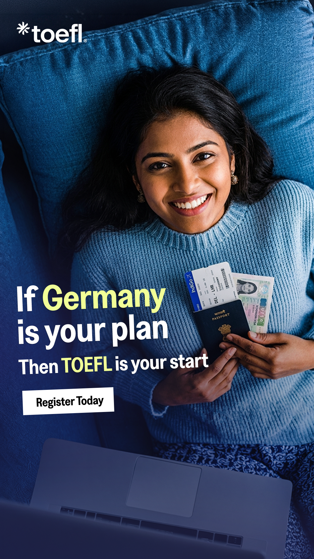 TOEFL Facebook ad