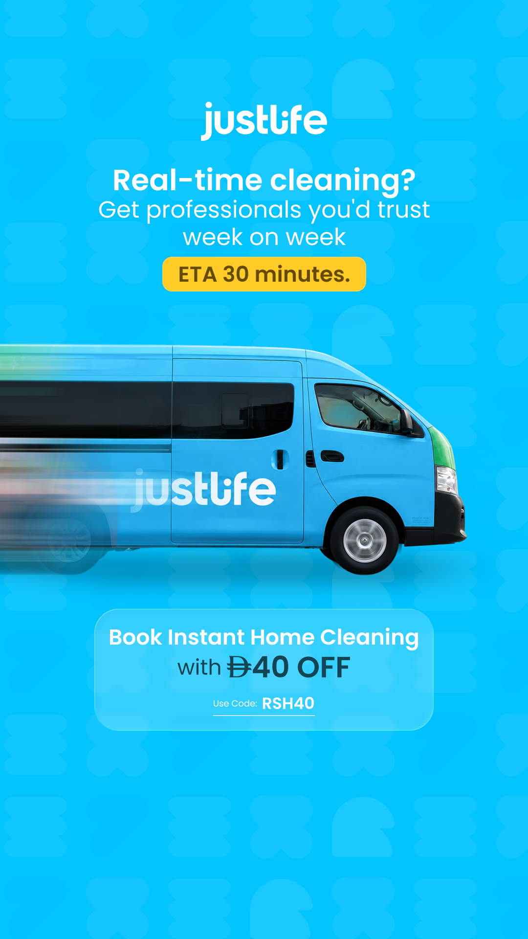 Justlife UAE Facebook ad
