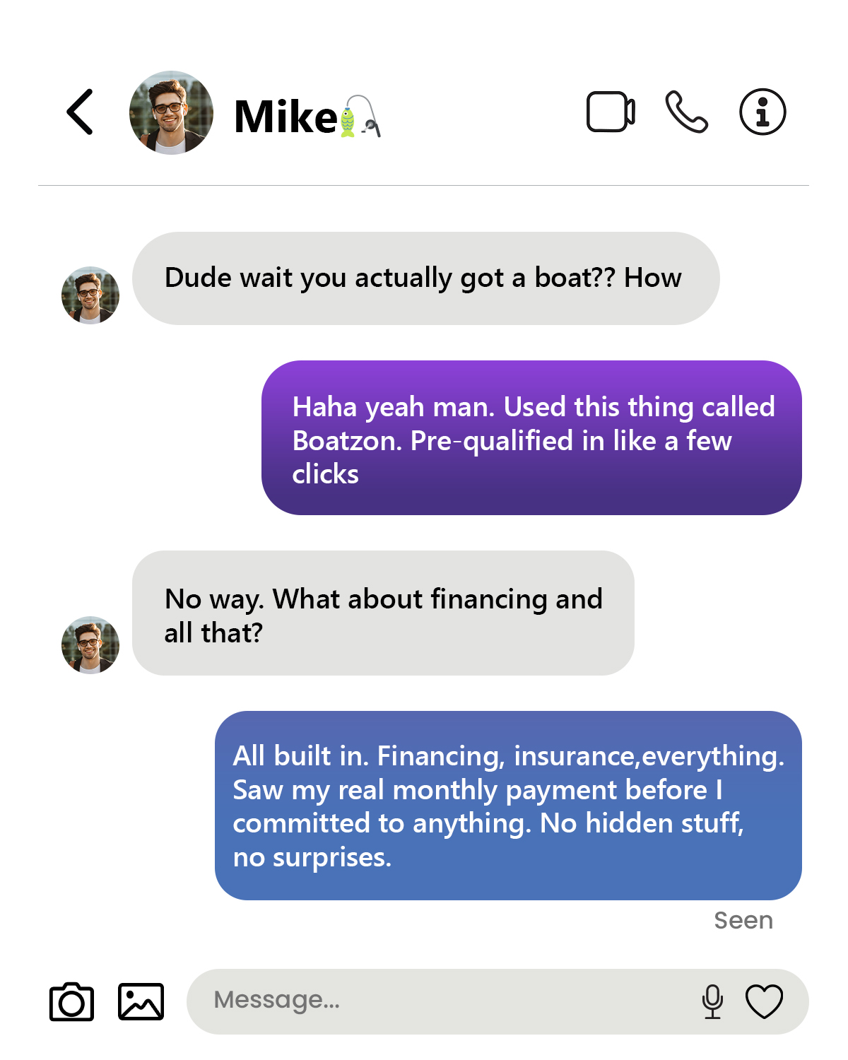 Boatzon Facebook ad