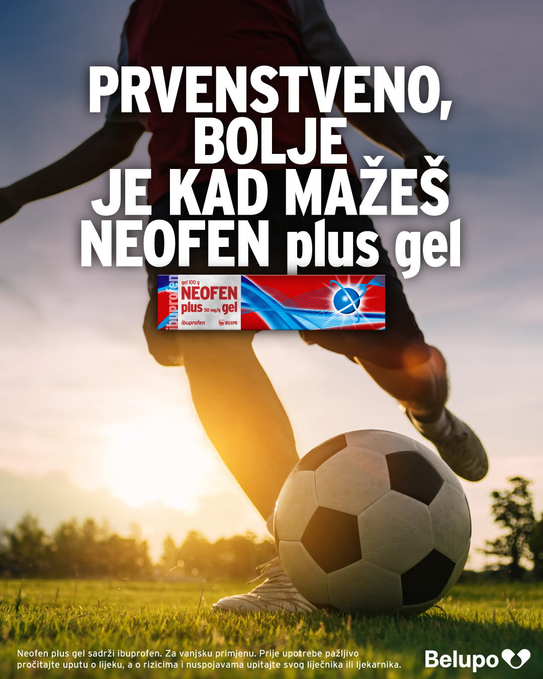 Zdravo budi Facebook ad: Neofen PLUS GEL