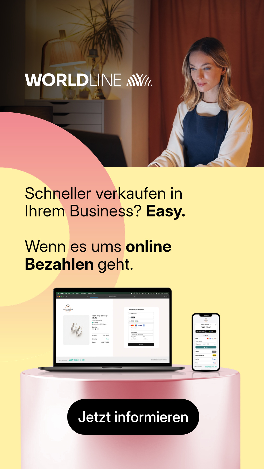 Worldline Switzerland Facebook ad