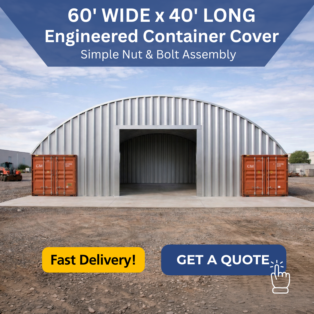 Steel Building Deals Facebook ad: Clearance Pricing