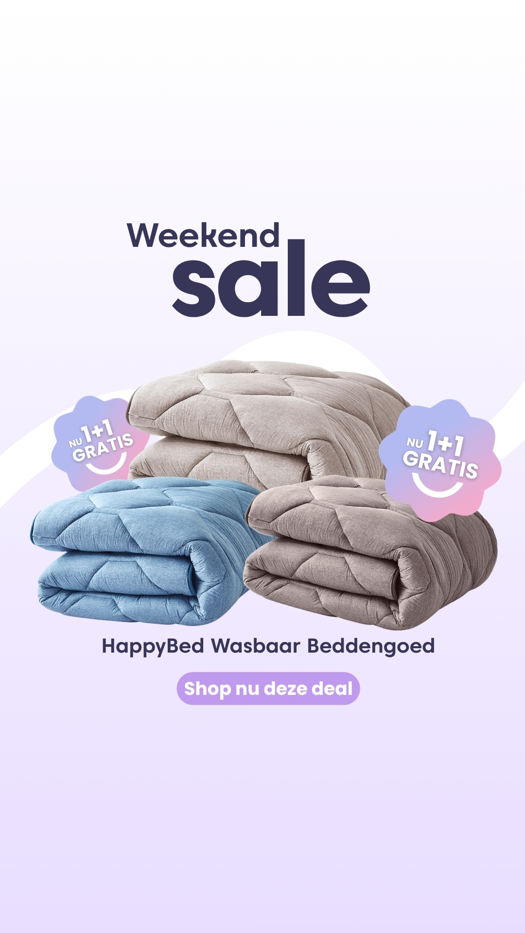 HappyBed Facebook ad