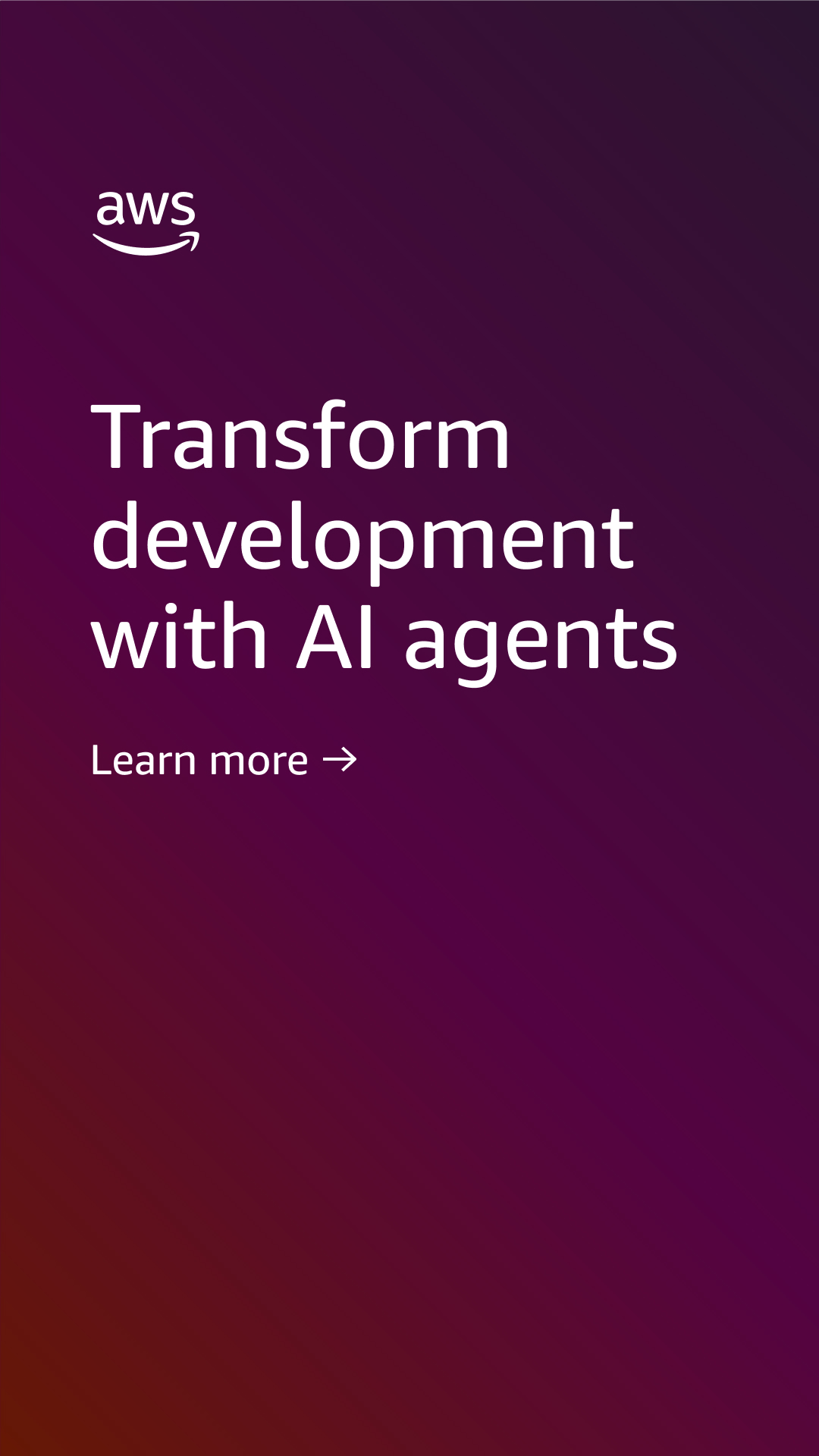 Amazon Web Services Facebook ad