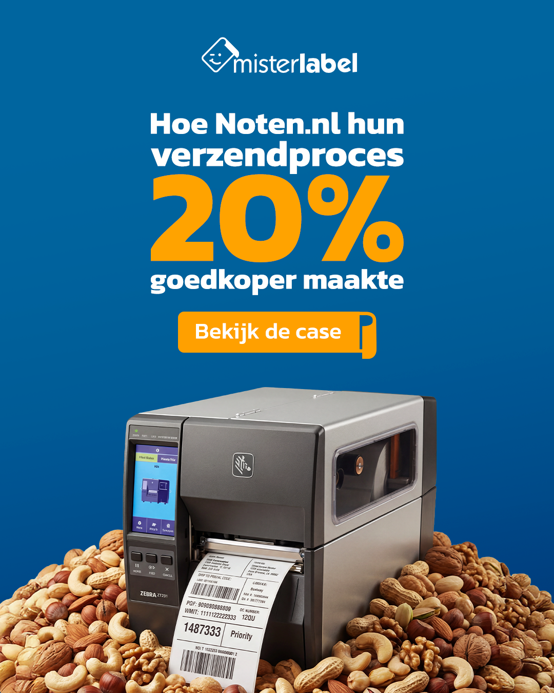 Mister Label Facebook ad