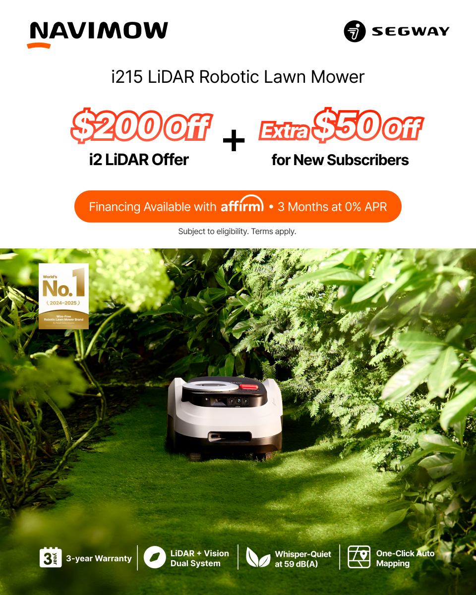 Segway Navimow Facebook ad from Aug 13, 2026
