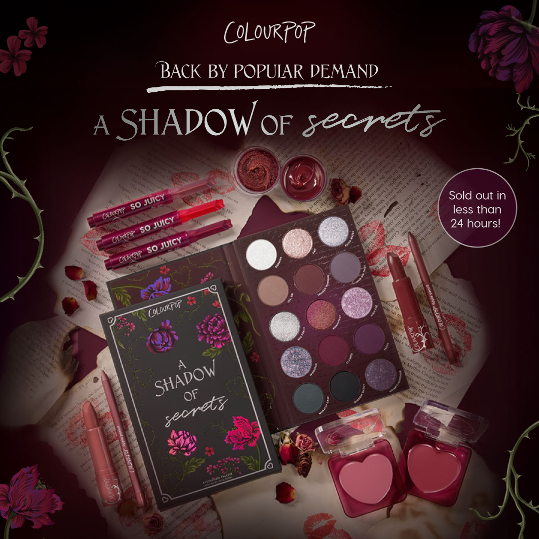 ColourPop Facebook ad