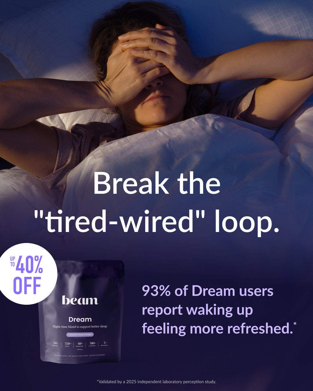 beam Facebook ad