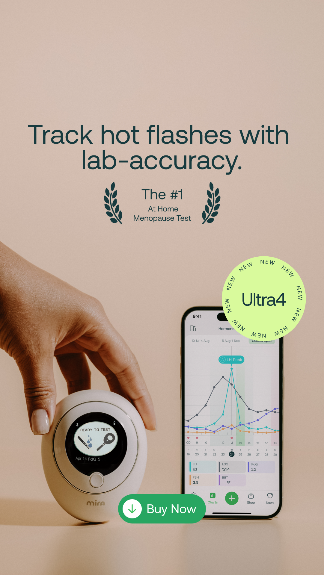 Mira Fertility Facebook ad