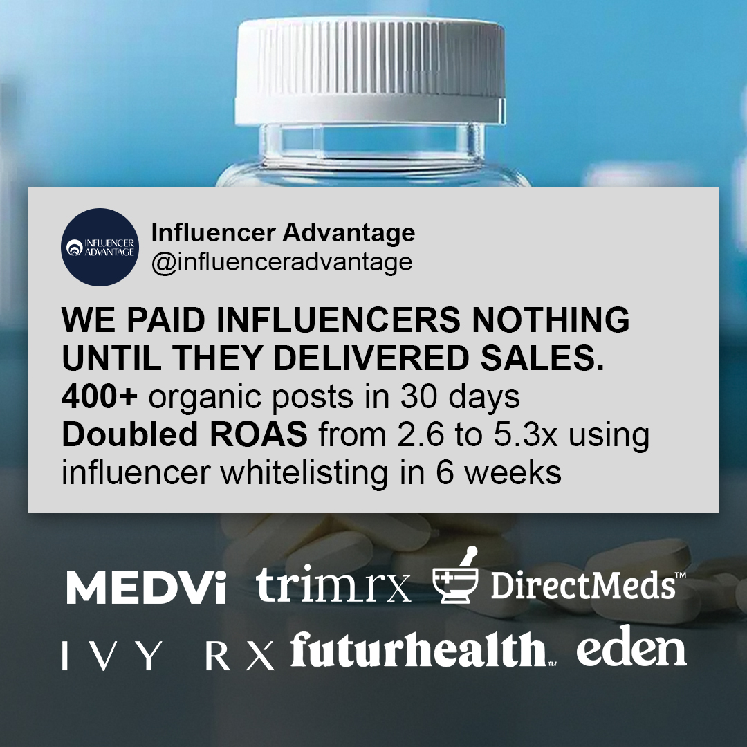 Influencer Advantage Facebook ad