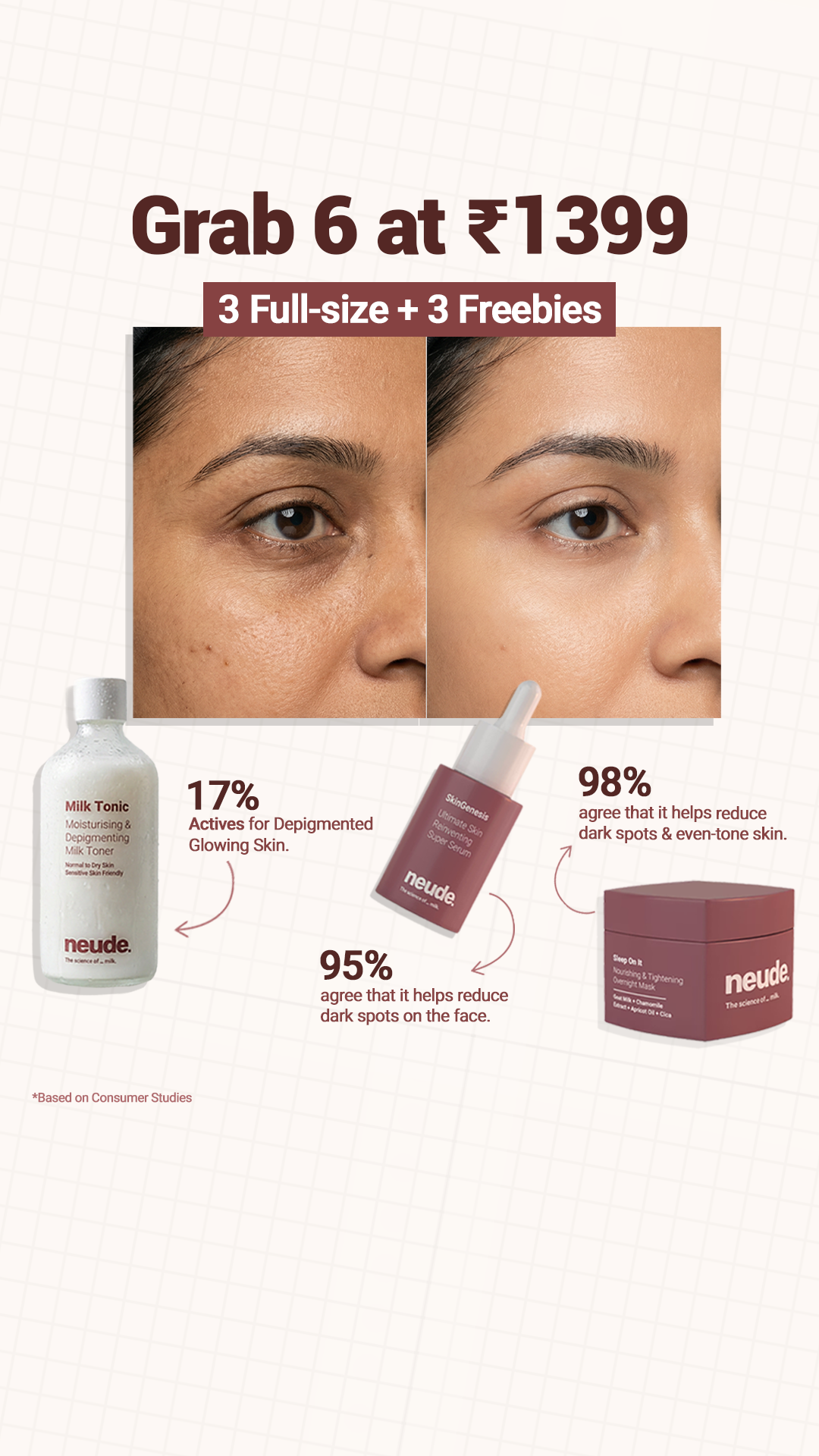 Neude Skin Facebook ad