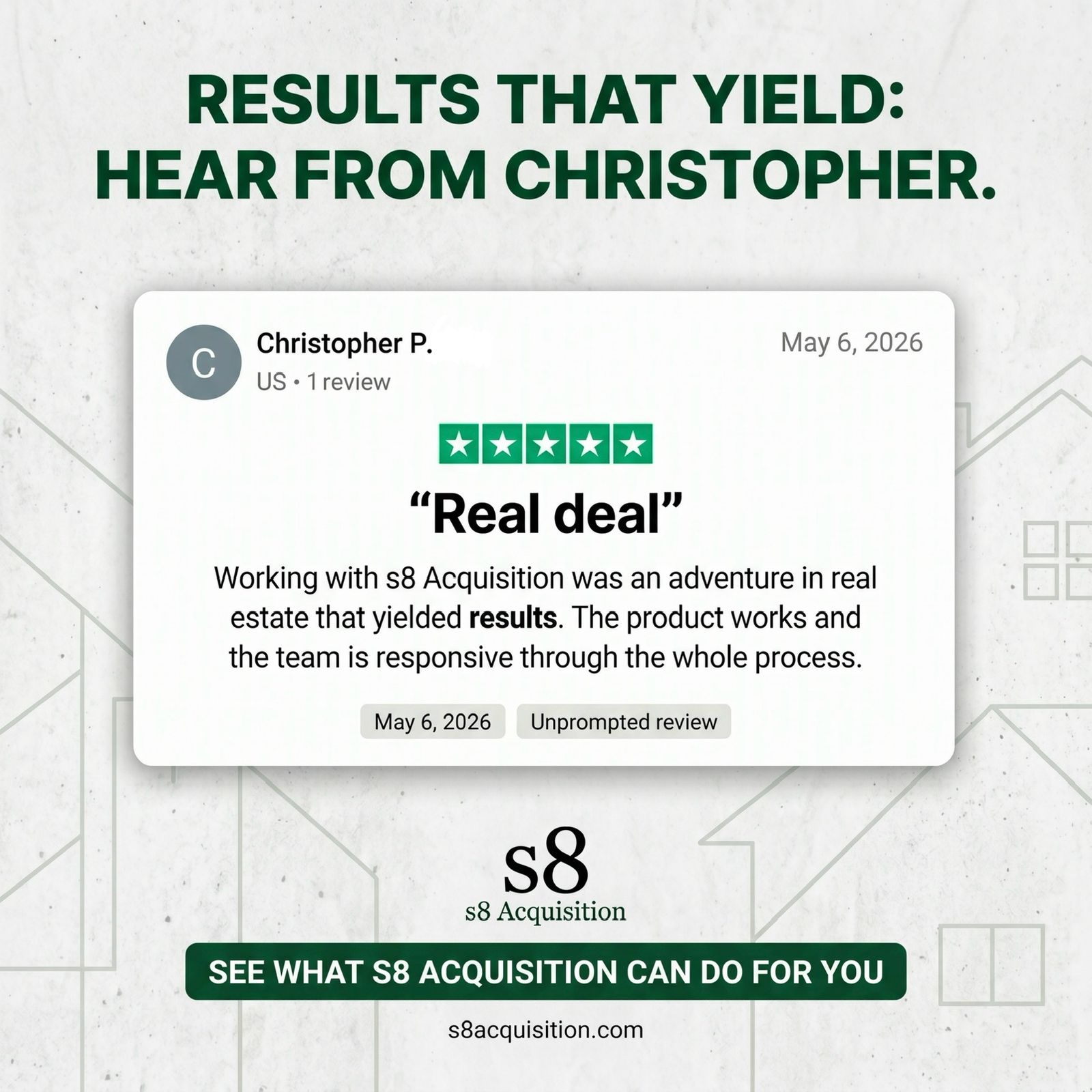 S8 Acquisition Facebook ad