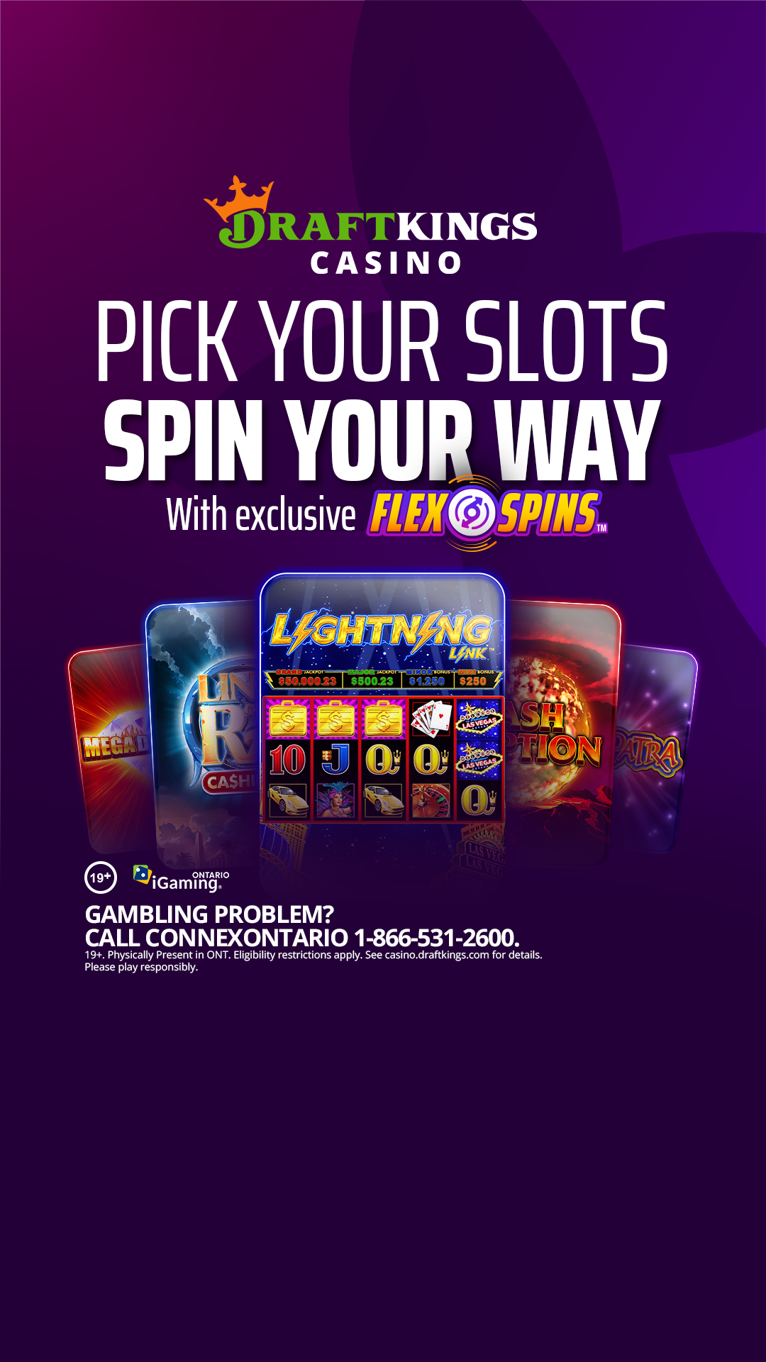 DraftKings Casino Facebook ad: Download DraftKings Casino