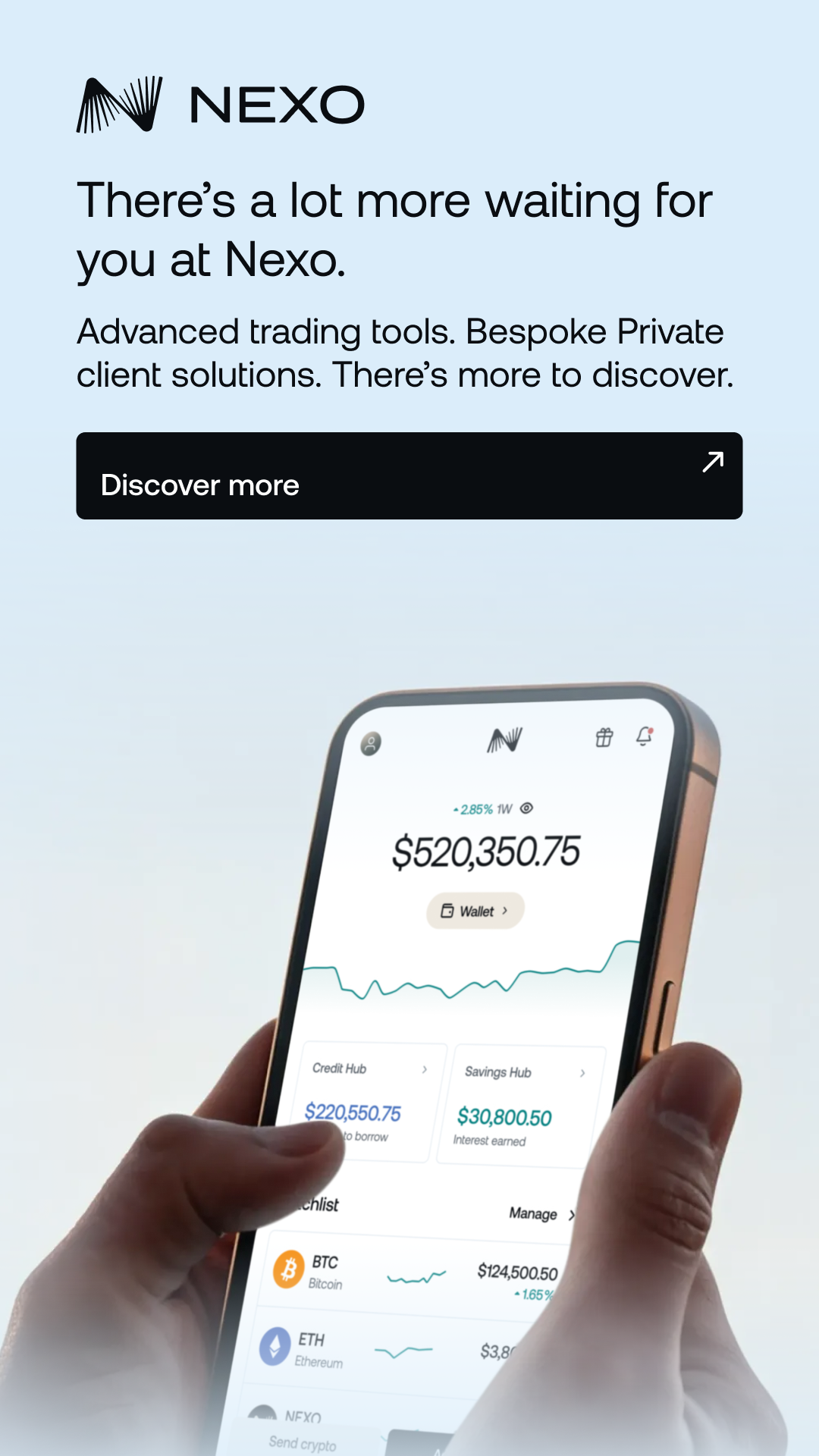 Nexo Facebook ad