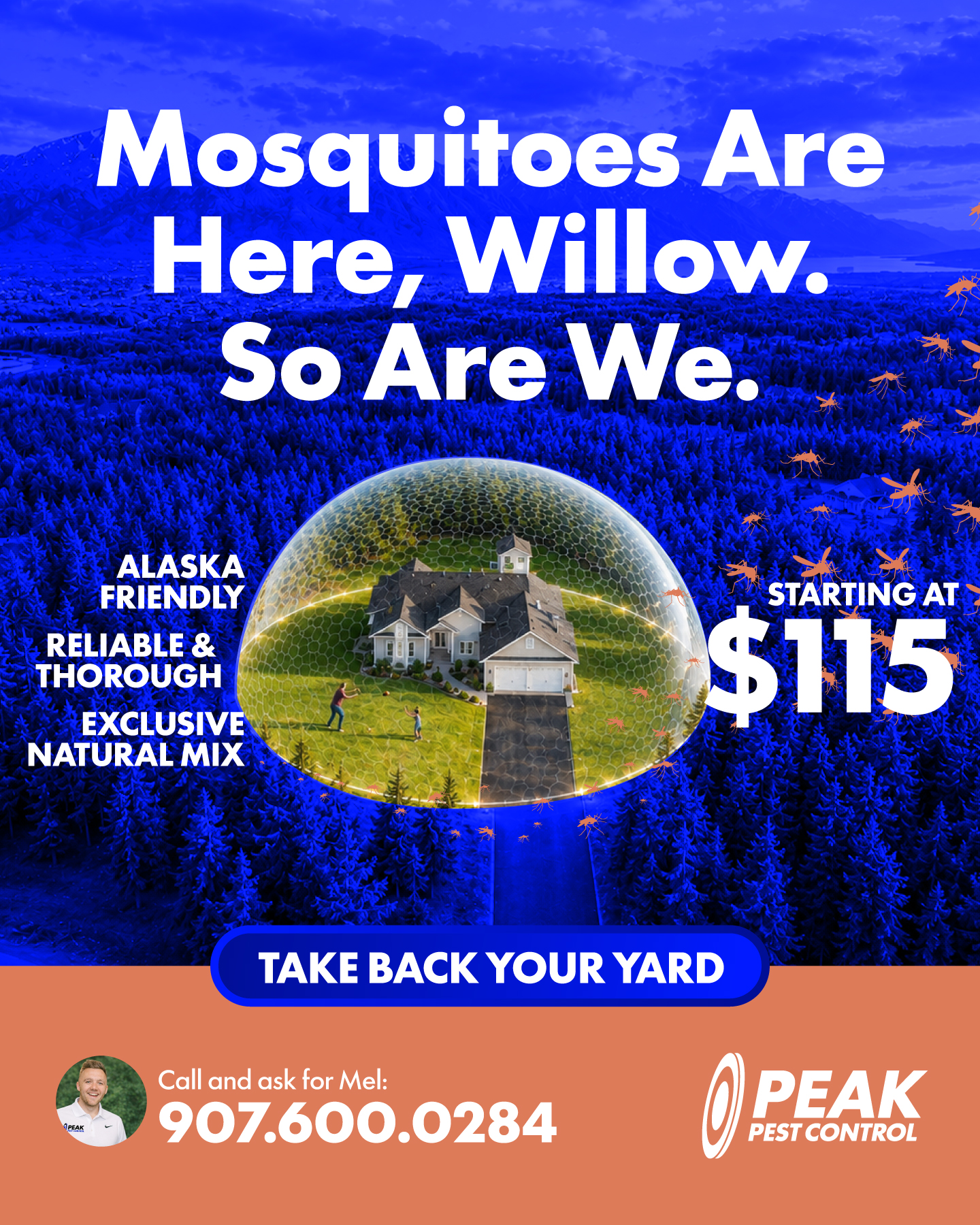 Peak Pest Control Facebook ad