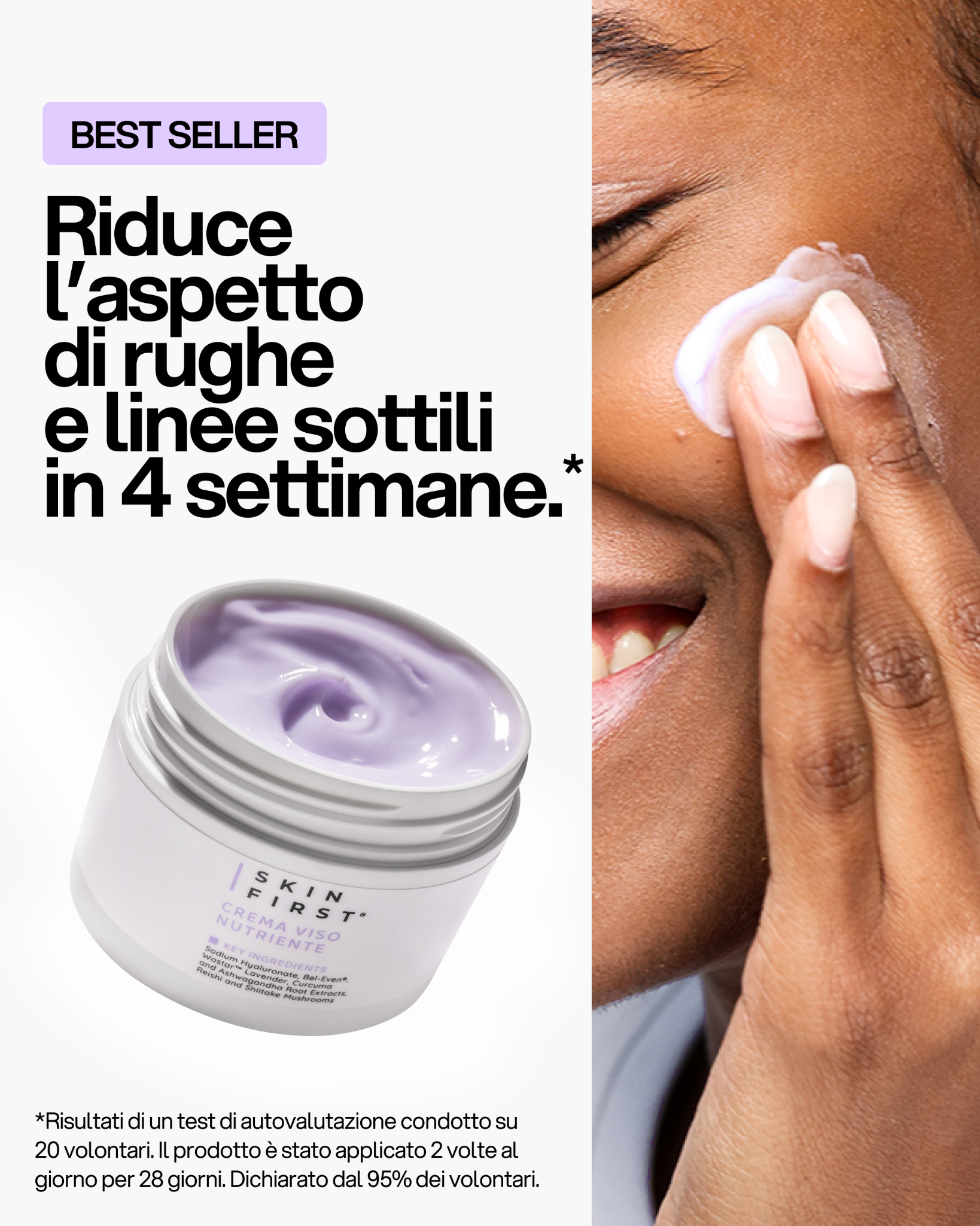 SKIN FIRST Facebook ad