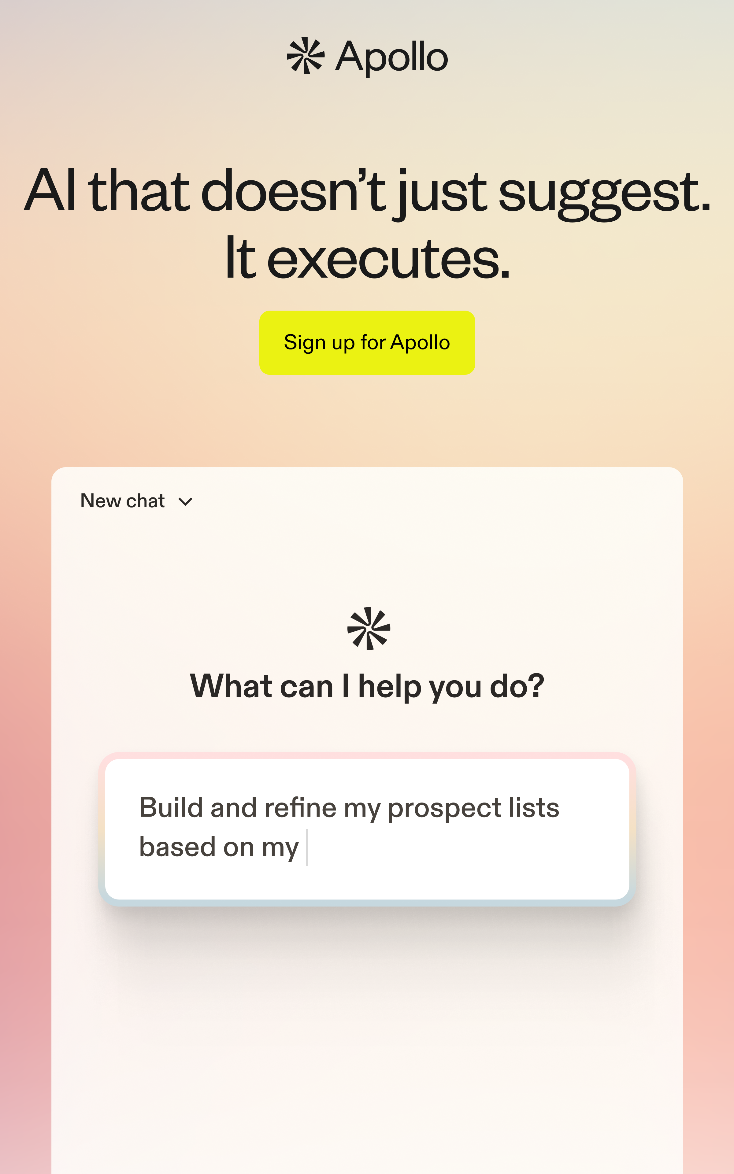 Apollo.io Facebook ad