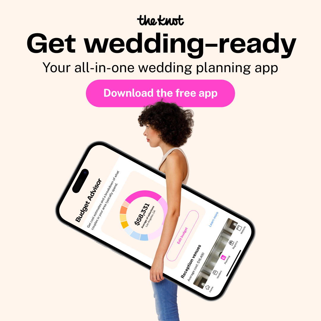 The Knot Facebook ad: The Knot Wedding Planner