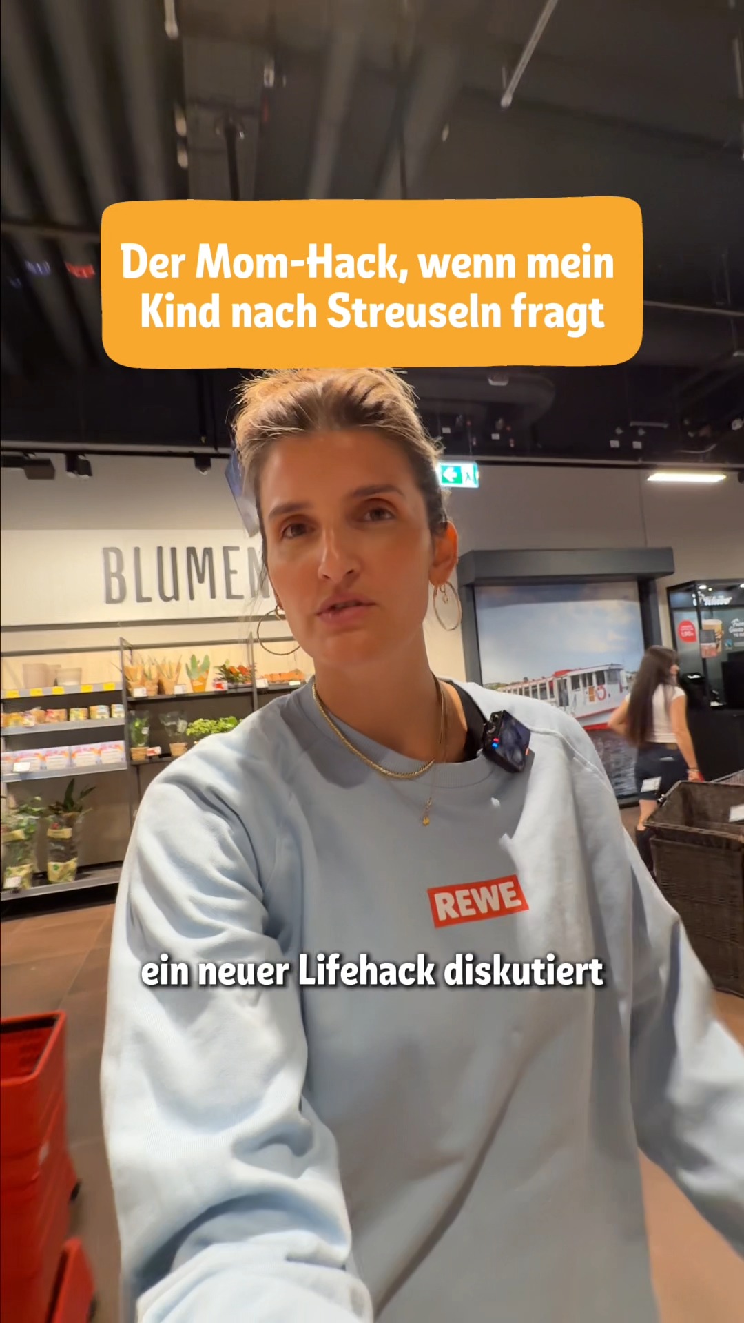 REWE Facebook ad: Habt ihr Streusel schon mal selbst gemacht?