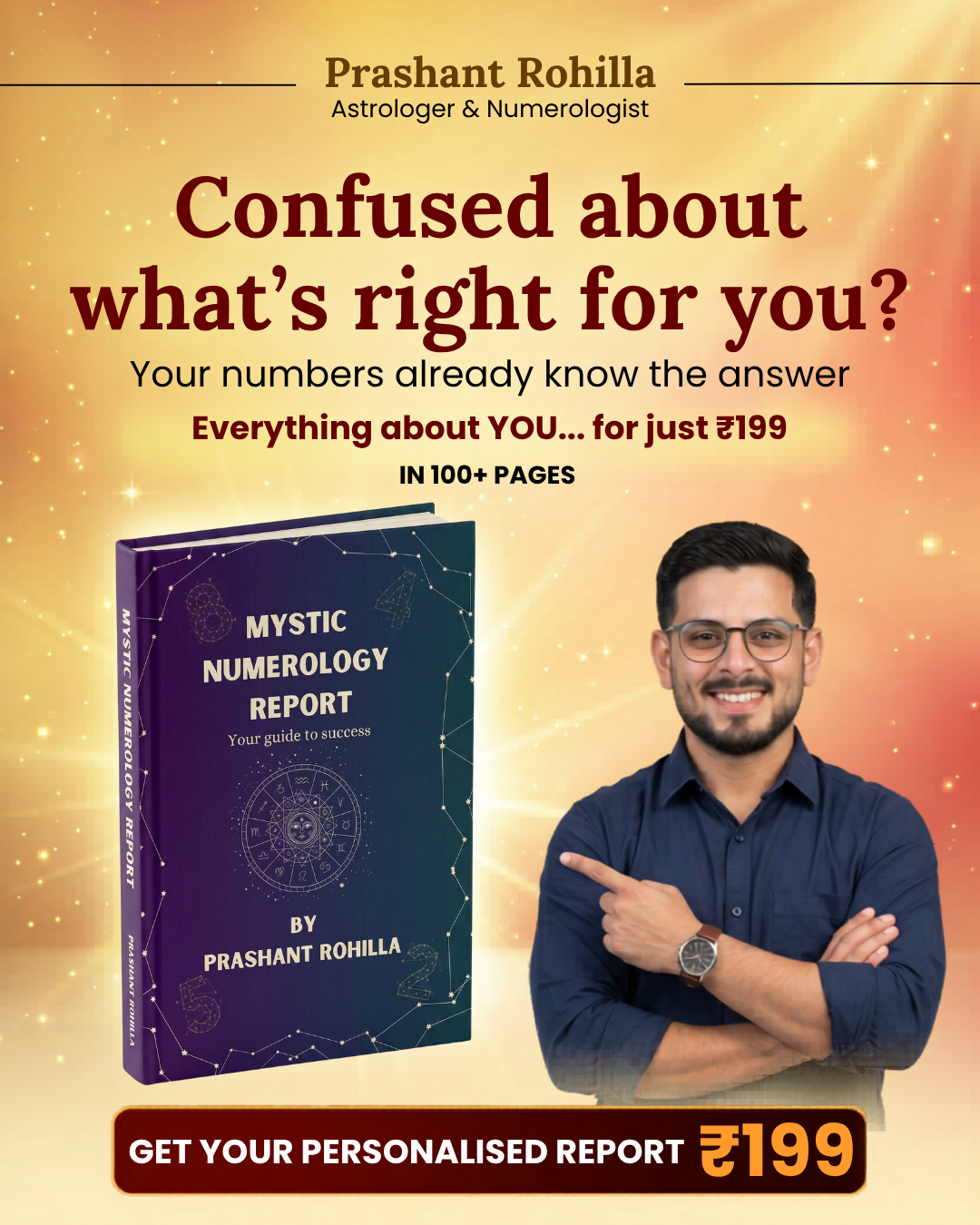 Mystic.Prashant Facebook ad