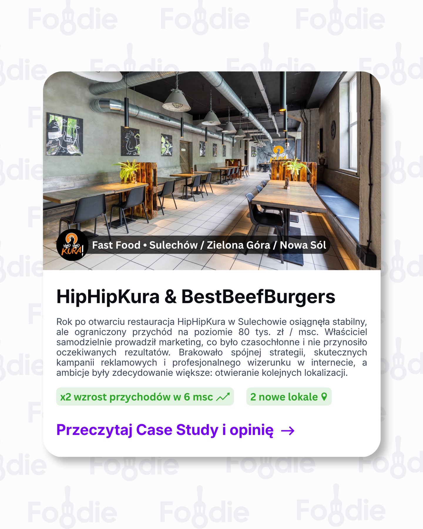 Szymon Sułkowski - Reklama i Marketing dla Restauracji - Foodie Media Facebook ad