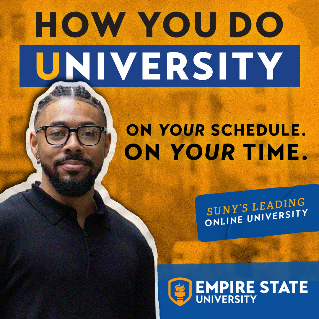 Empire State University Facebook ad: Drive Change in Education