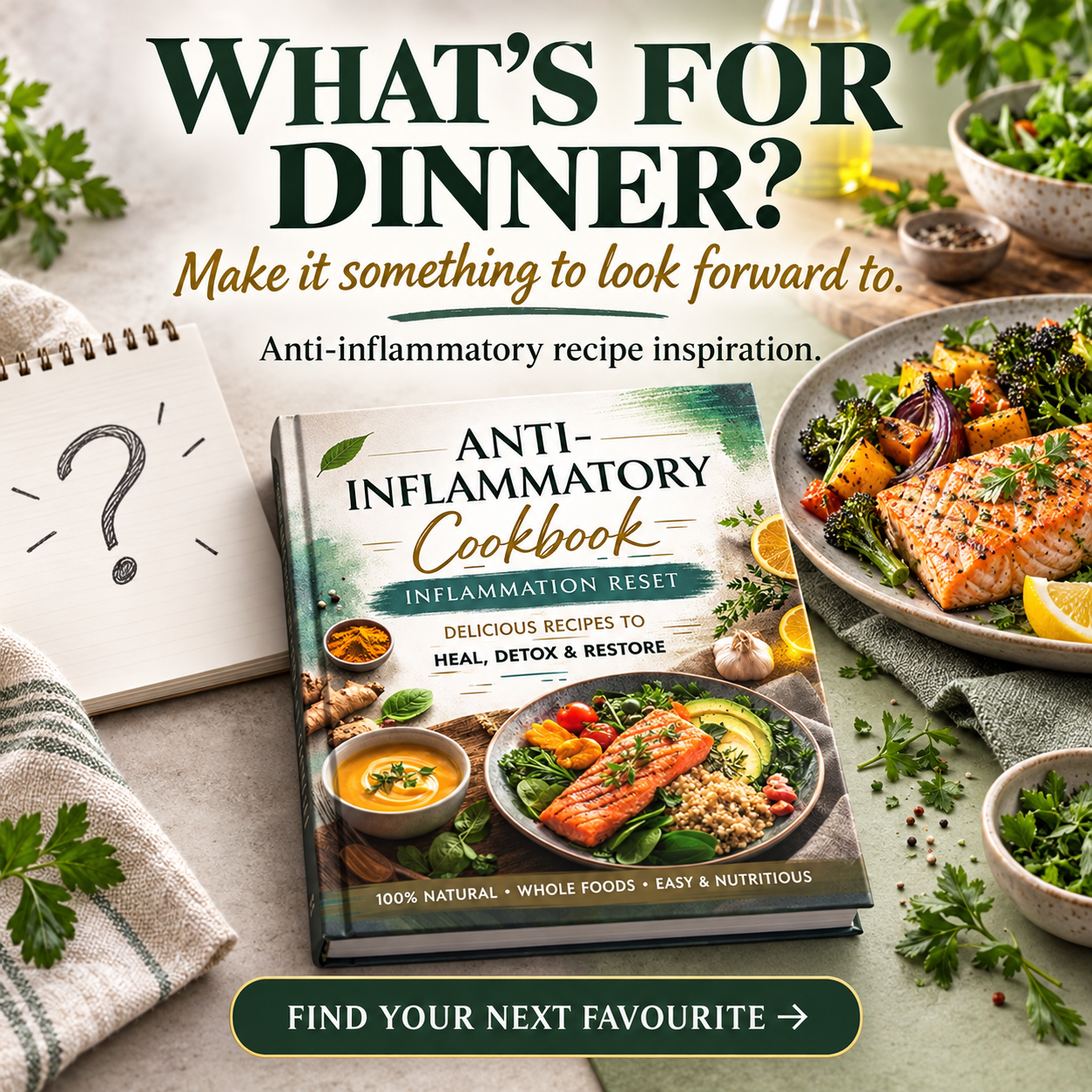 The Gluten Free Pantry Facebook ad: Simple Recipes. Better Everyday Meals