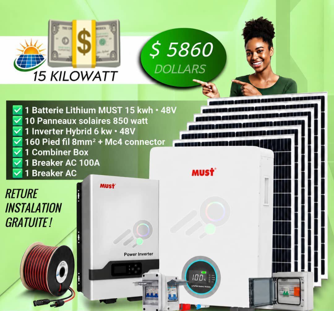 Union Électronique Facebook ad: kit batterie lithium 48v 15kw et 10 kw…