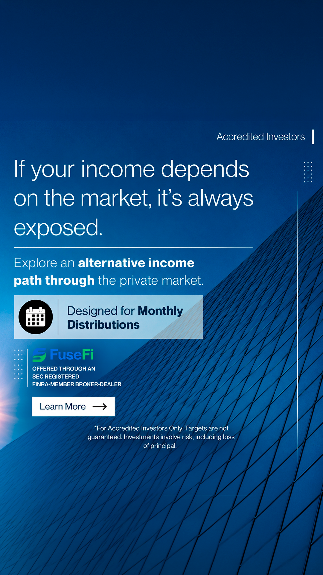Infinity Income Strategy Facebook ad from Jul 14, 2026