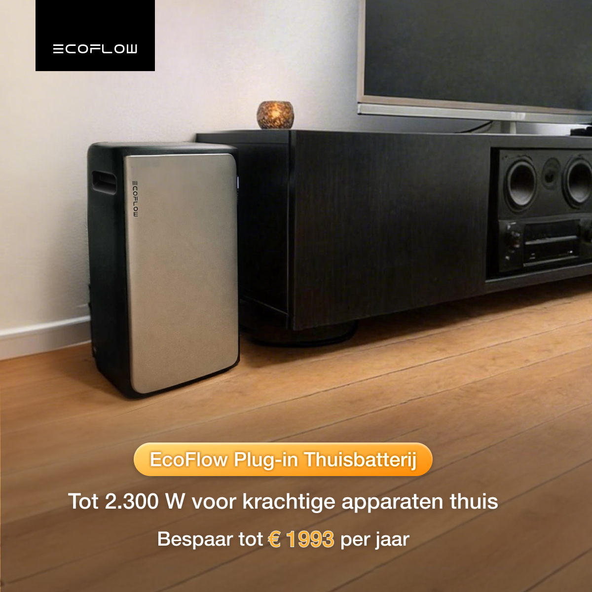EcoFlow NL Facebook ad: EcoFlow Plug-in Thuisbatterij