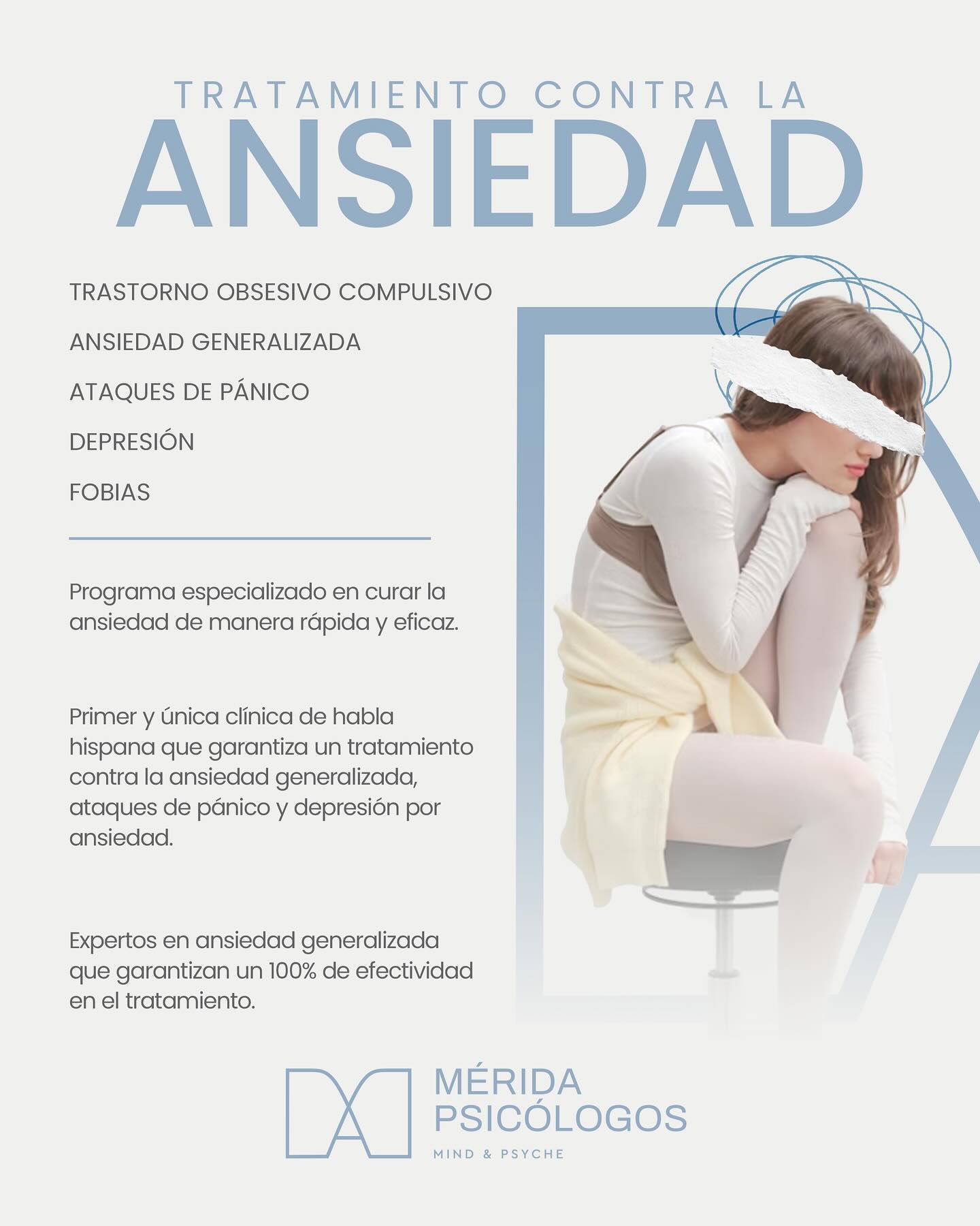 Mérida Psicólogos Facebook ad: Entendemos tu urgencia de estar bien.