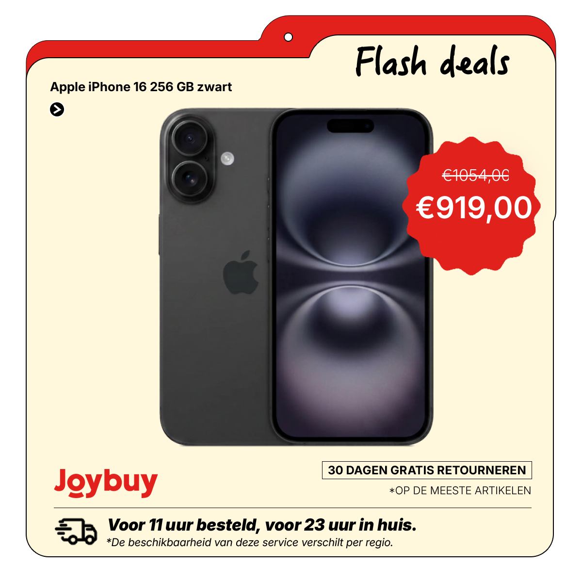 Joybuy NL Facebook ad
