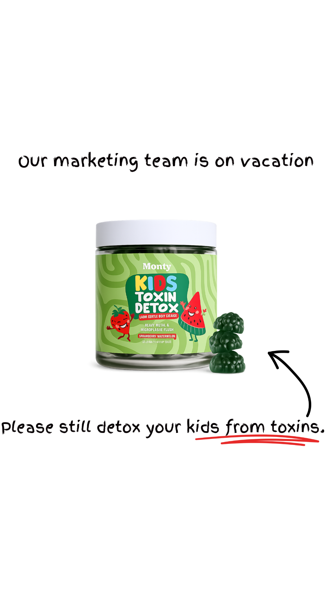 Monty Supplements Facebook ad: The Delicious Way To Reset