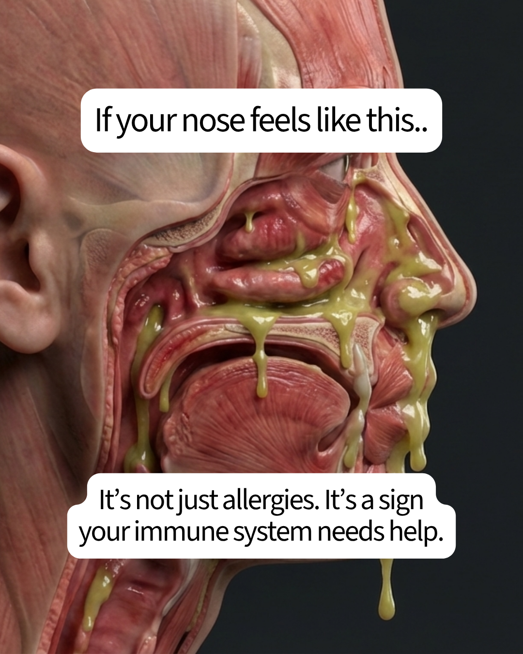 Curex Allergy Facebook ad