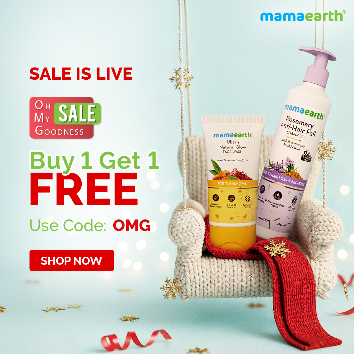 Mamaearth Facebook ad