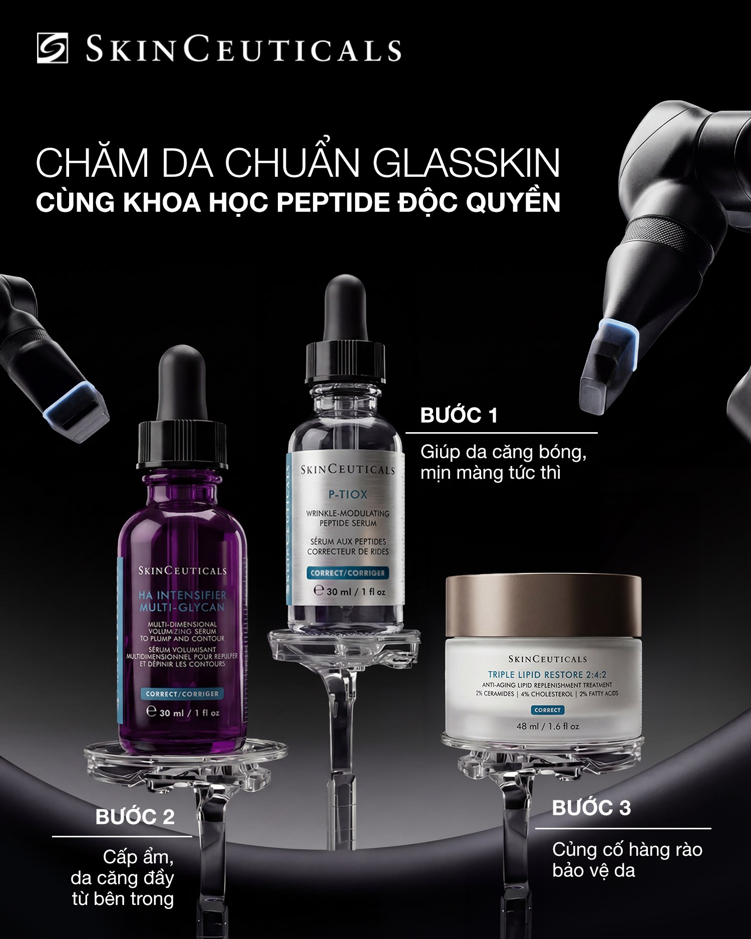 SkinCeuticals Vietnam Facebook ad: QUY TRÌNH DƯỠNG DA CĂNG BÓNG CÙNG SỰ…