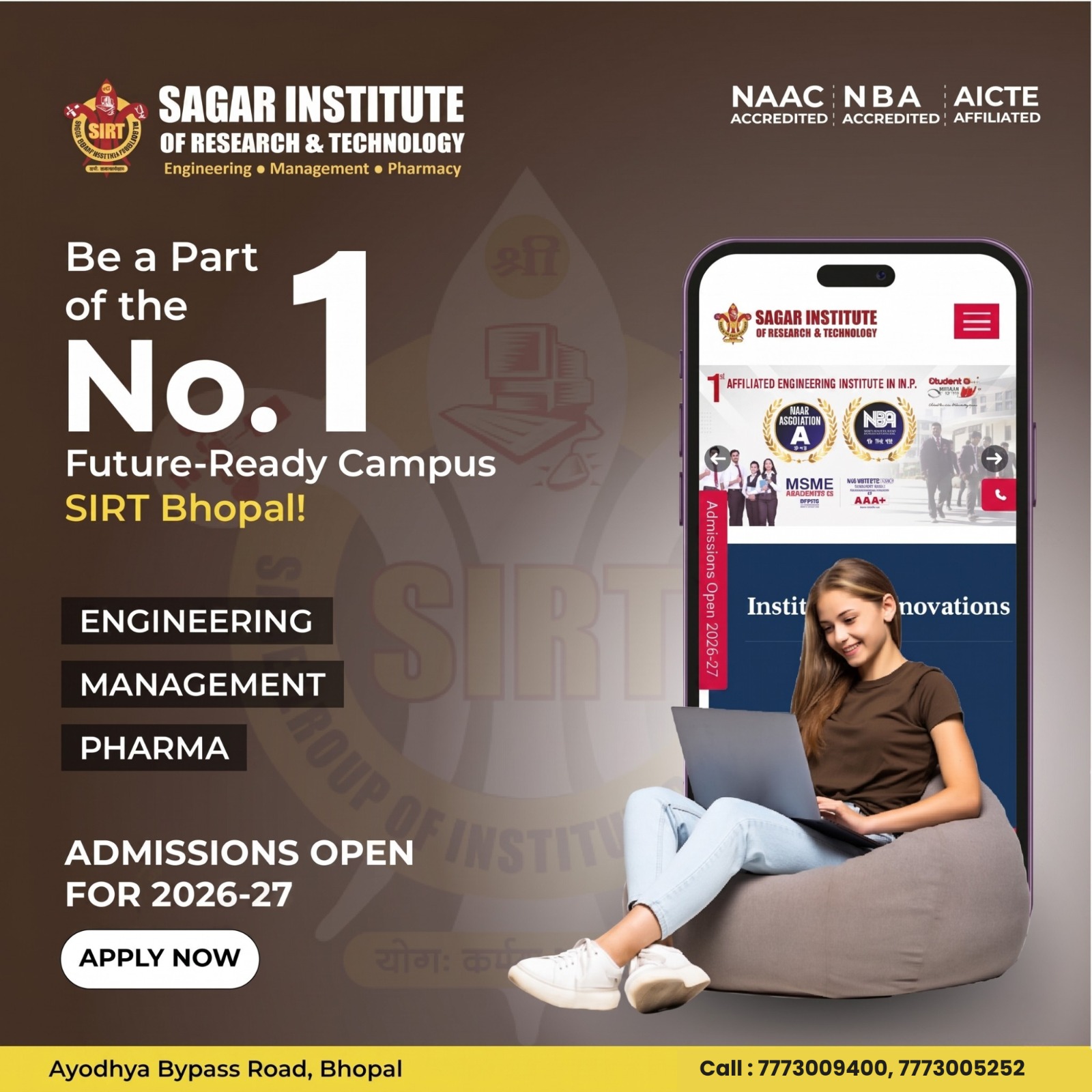 Sagar Institute of Research & Technology - SIRT Bhopal Facebook ad