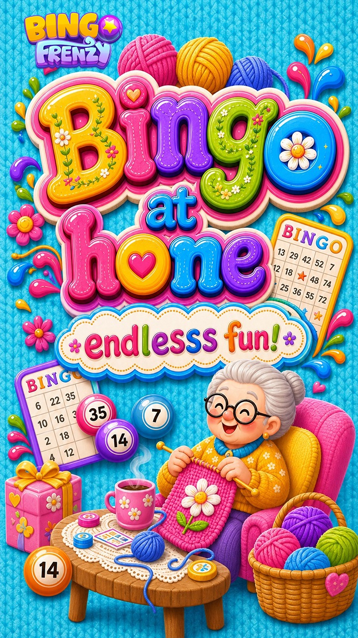 Bingo Frenzy Friends Facebook ad: I recommend Bingo Frenzy to anyone who enjoys…
