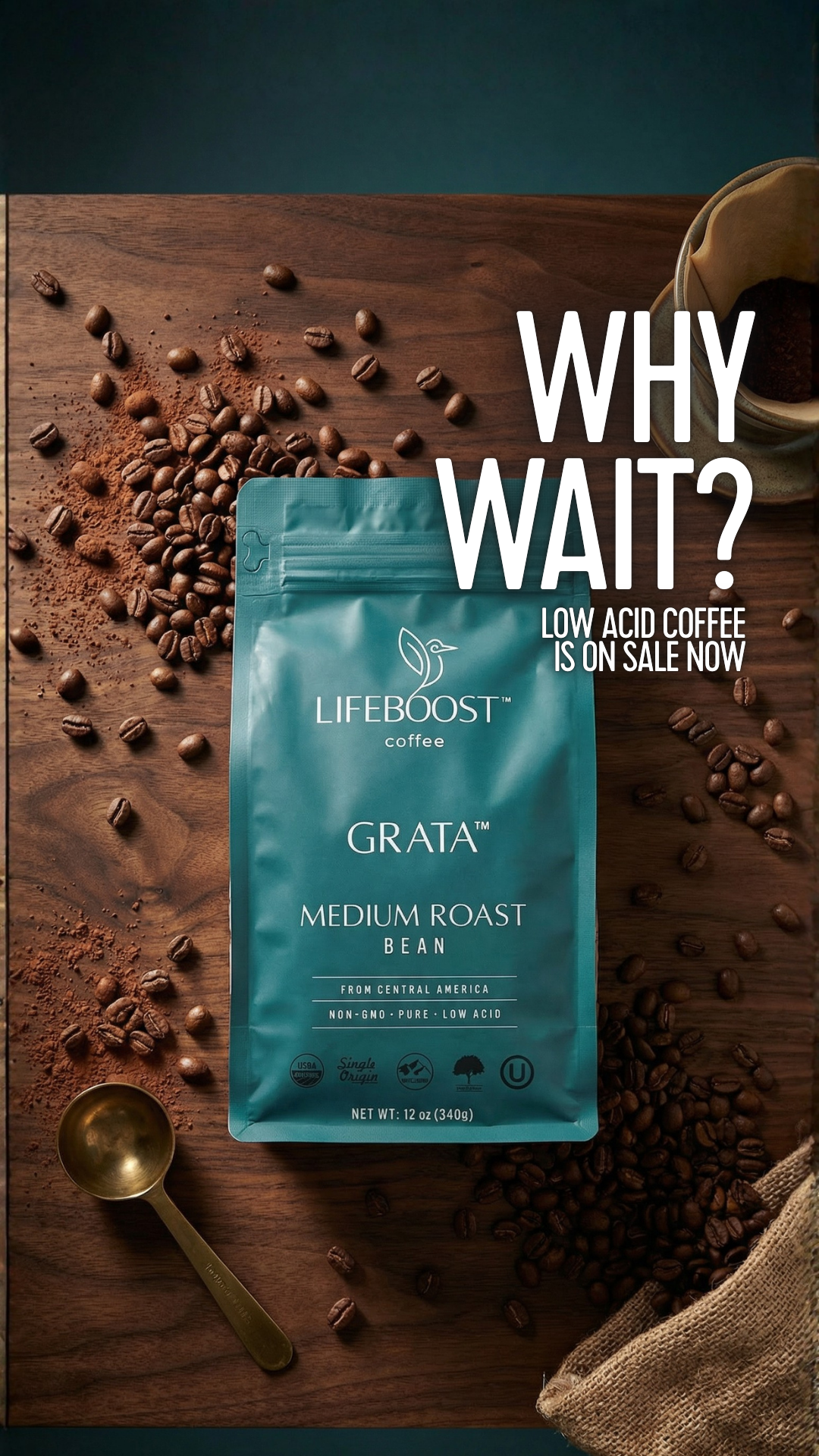 Lifeboost Coffee Facebook ad