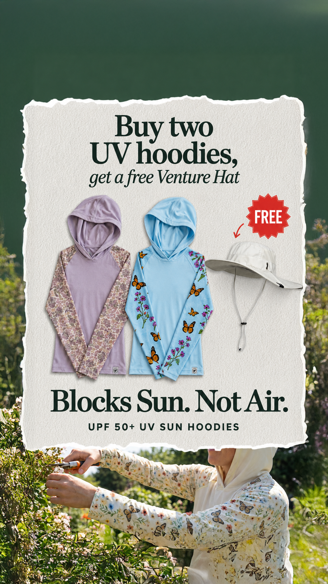 Farmers Defense Facebook ad: Get a FREE $42.99 Sun Hat