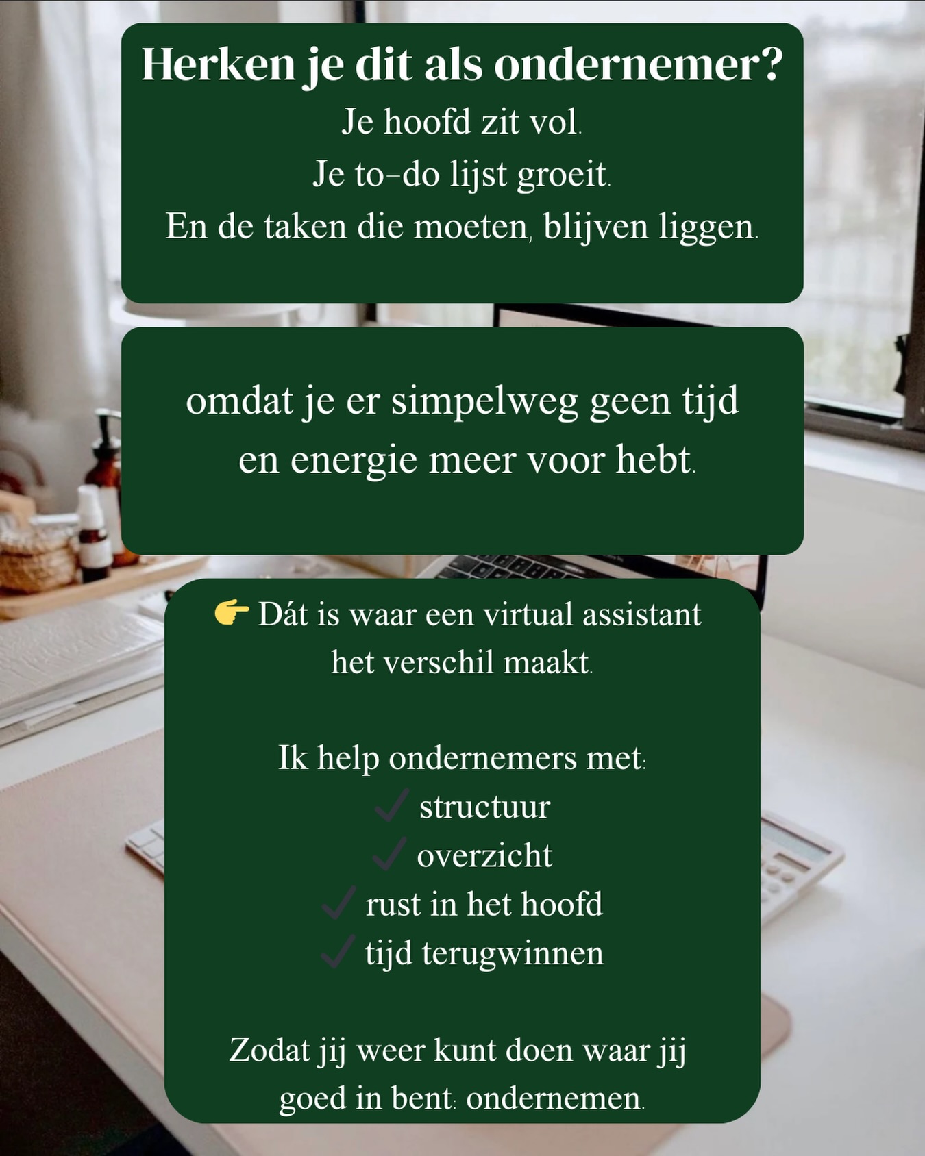 virtual.assistant.edith Facebook ad: Als Virtual Assistant ondersteun ik